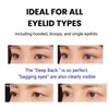 D-UP Invisible Double Eyelid Tape for Hooded Eyes, Waterproof Eyelid