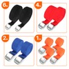 Hodzeed 10 Pack Tightening Luggage Ratchet Straps with Claw Buckle