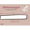 Wooden Ruler 20 cm - School Gift Mermaid with Name