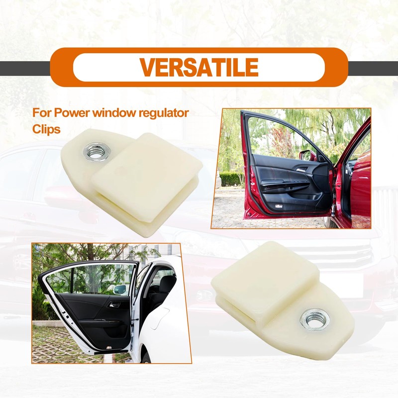 2pcs Window Door Glass Channel Clips - Glass Regulator Holder