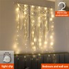 ZSJWL 3.3×5ft Short Curtain Lights with 8 Hook for Small