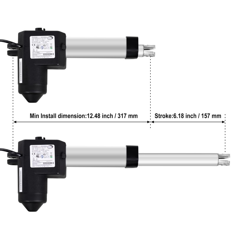 Fromann Power Recliner Motor Limoss 452822 Replace for 450314 Kits