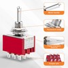 4pcs 3 Position 9 Pin Toggle Switch 3PDT Miniature Mts-303