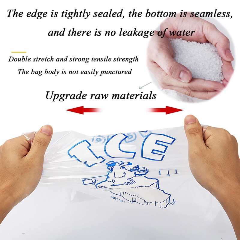 Reusable Ice Cube Bags, Ice Bags for Ice Cubes, Ice