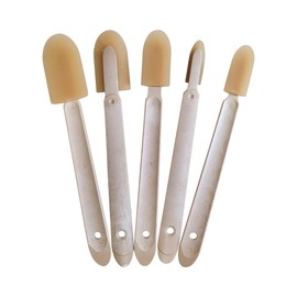 JMIBASIC Silicone Caulk Finishing Tool - Assorted 5 Size Sets - Premium Smooth Rubber Spatula Finisher - Easy Caulking Tool - Grout sealer Applicator (ABS (Plastic))