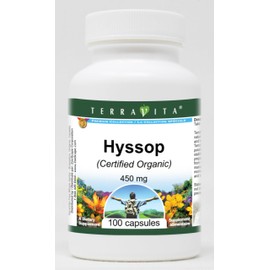 Hyssop (Certified Organic) - 450 mg (100 Capsules, ZIN: 517716)