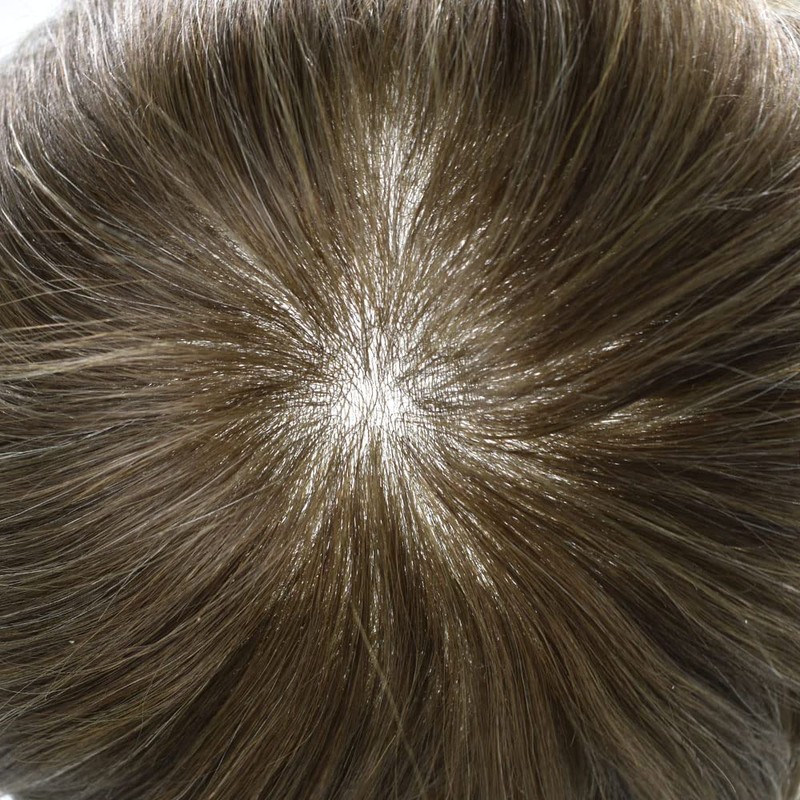 Healthlif Mens Toupee European Remy Human Hair Piece For Men