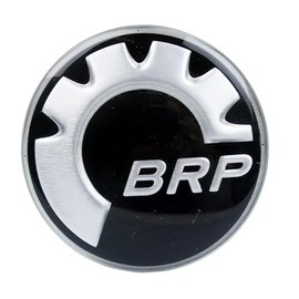 BRP Can-Am Ski-Doo New OEM Round Gear Logo Decal Hood Emblem 48 MM, 516008738