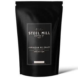 Steel Mill Coffee Co. Jamaican Me Crazy Flavored Coffee | 12 ounces/Whole Bean/Regular | Grown in Colombia
