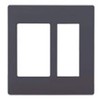 Panasonic WTA7112HK Switch Plate Switch + Outlet Plate Matte Gray