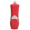 Black Red Color Rota-Table Lipstick Shaped Needle Storage Pin Cushion
