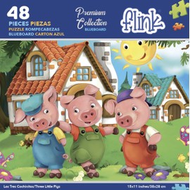 FLINK Rompecabezas Infantil Los Tres Cochinitos 48 Piezas