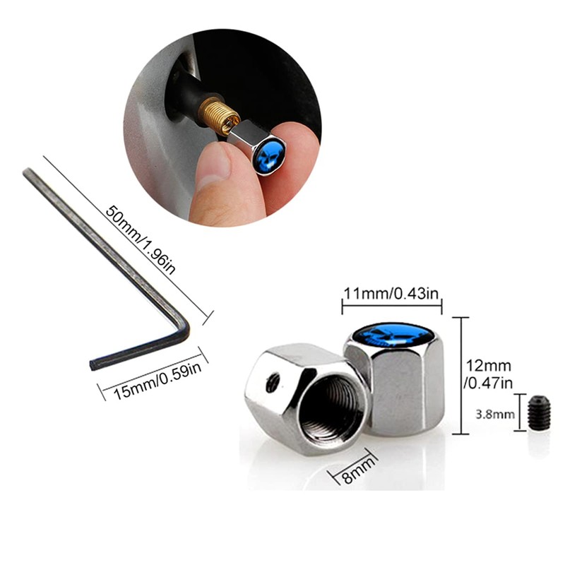 SC RACING Air Valve Cap Tire Air Cap Air Valve