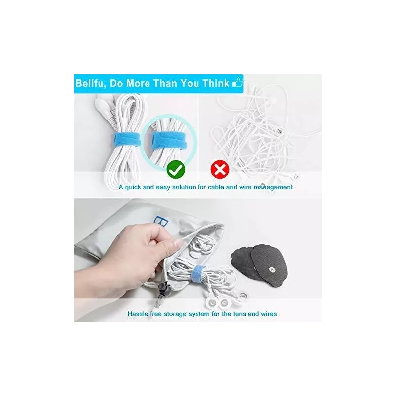 Belifu Tens Ems De Doble Canal 24 Modos. Estimulador Muscular