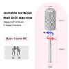 3/32" Large Barrel Smooth Round Top Tungsten Carbide Nail Drill