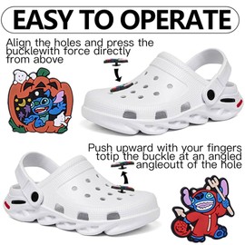 30 Pieces Crocs Plug Cartoon Crocs Badge DIY Anime Shoes Charm Anime Shoes Charm Removable PVC Shoe Decoration Accessories Birthday Gift Party Gifts for Children, Polyvinyl Chloride