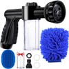 EVILTO Garden Hose Nozzle, High Pressure Hose Spray Nozzle 8