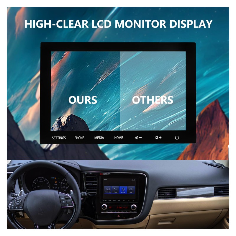 Fit Mitsubishi Outlander and Sport 8" Touch Screen - Touch