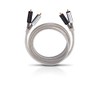 Oehlbach Silver Express Stereo RCA Cable Set for CD Players