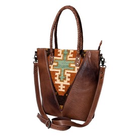 American Darling Tote Saddle Blanket Genuine Leather Western Women Bag Handbag Purse | Western Tote Bag | Travel Tote Bags | College Tote Bag | Casual Tote Bag