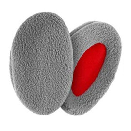 KMDJG818 Bandless Earcaps Ear Muffs,Soft Winter Ear Warmers for Cold Weather Ear Covers for Men and Women Fleece Winter Outdoor 3 Sizes Gray