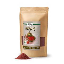 Biojoy Organic Sumac Spice (500 g), Turkish, Sumac Finely Ground 5% Rock Salt