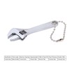 Keyring Wrench, Mini Spanner Adjustable Galvanized High Hardness Rustproof for