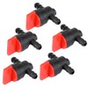 5pcs 1/4" Lawnmower Fuel Gas Shut Off Valve Cut-Off Switch