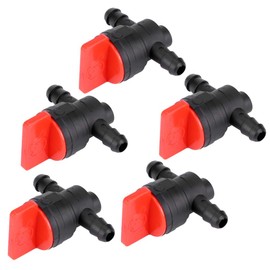 5pcs 1/4" Lawnmower Fuel Gas Shut Off Valve Cut-Off Switch Garden Brush Cutter Lawnmower Replacement Part