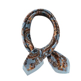 cxzymcln 100% Mulberry Silk Scarf 21x 21inches Women's Small Square Scarf for Night Sleeping (Design)