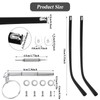 Glasses Arm Repair Kit with Screws, Ymapinc Portable Eyeglass Screwdriver,