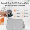 SYPVRY Soft Sleep Eye Mask Bluetooth Headphones Adjustable Sleep Headband
