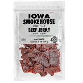 IOWA SMOKEHOUSE Ranch Hand Beef Jerky (Sweet Teriyaki, 8 oz)