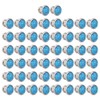 50 Pieces 8 mm DIY Buttons Turquoise Quick Rivets Studs