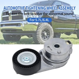 Hoypeyfiy 38323 Drive Belt Tensioner Pulley Assembly(5.7L/6.4L) 4593817AB Replacement for Chrysler 300 2005-2021 Dodge Challenger Charger Replacement for Dodge Ram 1500 2500 3500