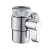 2 x 3-way shower valve, shower attachment for bath taps,