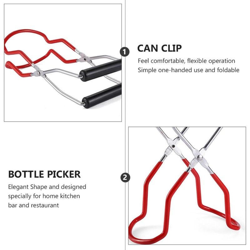 CIYODO 2pcs Bottle Sterilization Clip Kitchen Gadget Can Clip Bottle