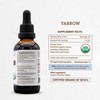 Yarrow USDA Organic | Alcohol-Free Extract, High-Potency Herbal Drops Soothes