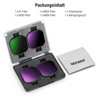 NEEWER Pack of 4 ND Polarising Filter Set, Compatible with