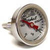Marshall Instruments I-14-LS Direct Mount Engine Thermometer, 0-250F, Silver Dial,