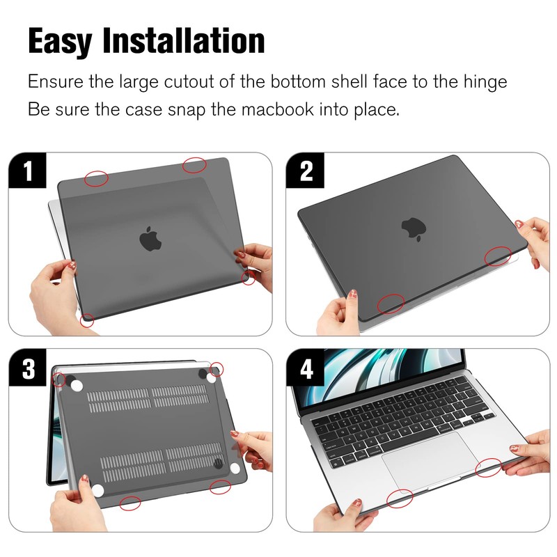 Fintie Case Compatible with MacBook Air 13.6 Inch M4 M3