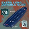 Flexible Flyer Winter Trek 3-Person Large Snow Sled – 5.5