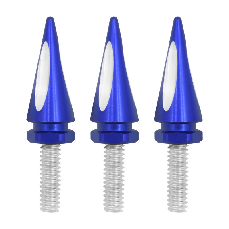 HDBUBALUS Blue Spike Wind Screen Windshield Bolts For Harley 96-2013