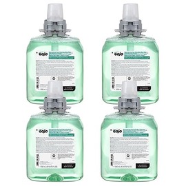 Gojo Green - 5163-04 - Lavado de manos de espuma, aroma a melón de pepino, 1250 ml de repuesto FMX-12 dispensador estilo empuje (paquete de 4)