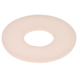 Hillman 59459 #10 Nylon Flat Washer, 70-Pack,White