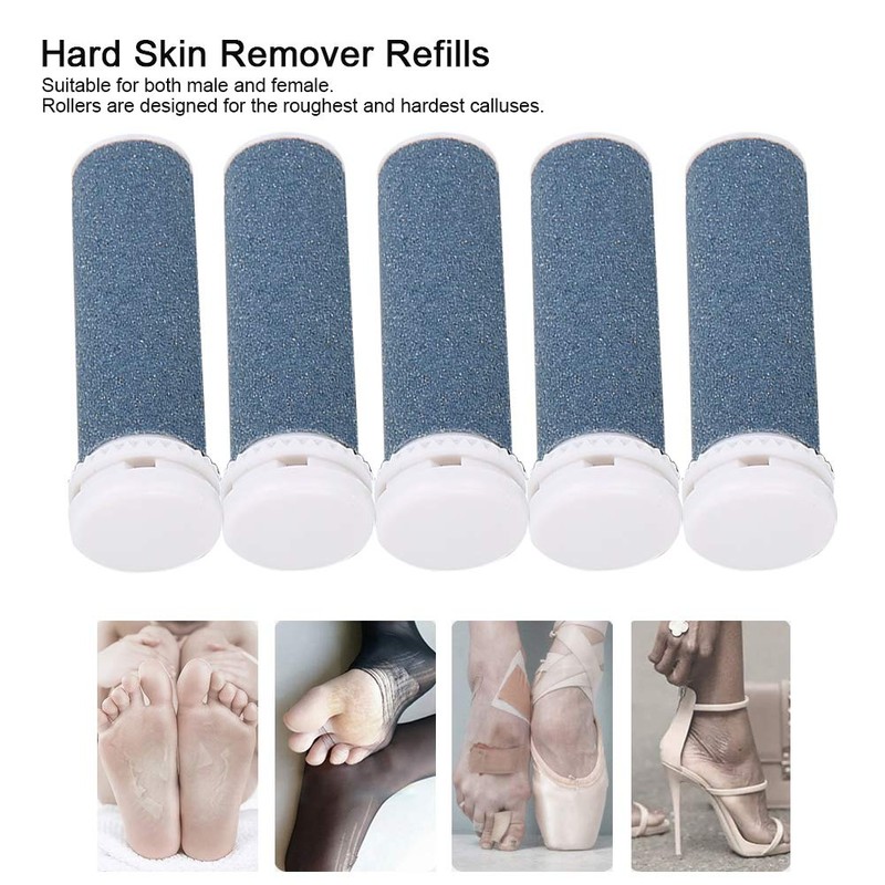 Extra Coarse 5 Refill Rollers for Electric Callus Remover, Foot