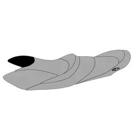 BlackTip Jetsports Premium Seat Cover for Yamaha 2008-2010 FX SHO Cruiser (Gray)