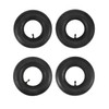 QWORK 4.10/3.50-4 Wheelbarrow Inner Tube, 4 Pack Replacement Inner Tubes,