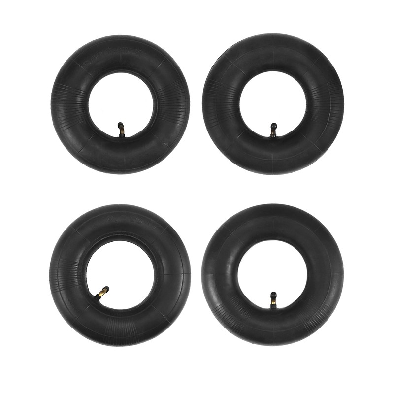 QWORK 4.10/3.50-4 Wheelbarrow Inner Tube, 4 Pack Replacement Inner Tubes,