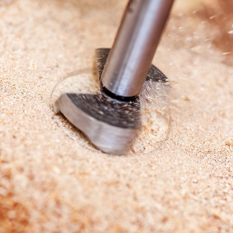 sourcing map Forstner Drill Bits 42mm, Tungsten Carbide Wood Hole